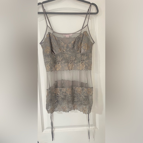 Victoria's Secret Other - Sheer Lace Overlay top or chemise